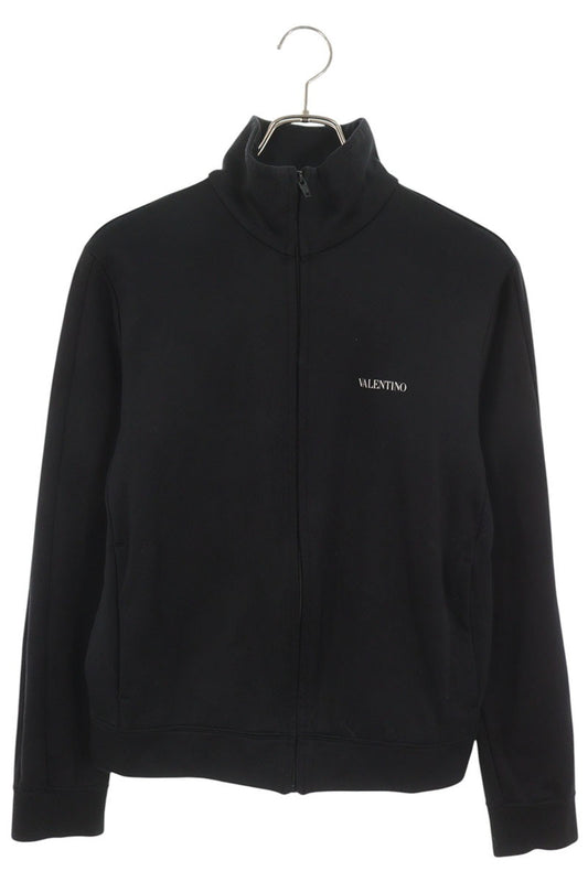 VALENTINO Logo Print Track Jacket Black Size S