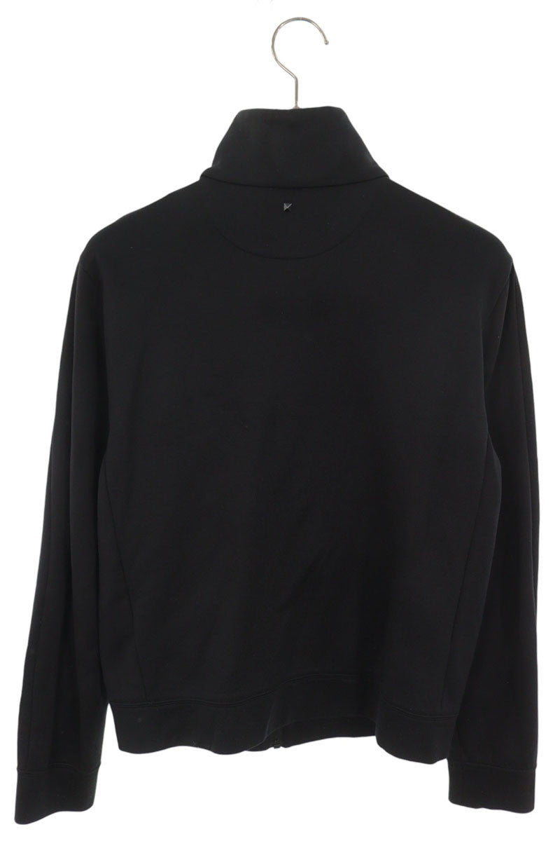 VALENTINO Logo Print Track Jacket Black Size S