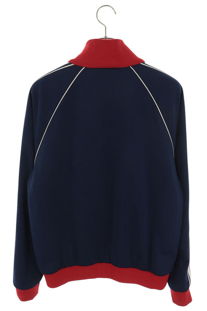 CELINE Triomphe Jersey Jacket Navy Red Size L