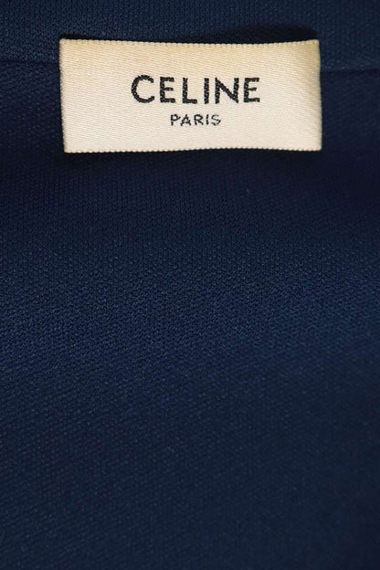 CELINE Sideline Logo Track Jacket Navy White Size XS