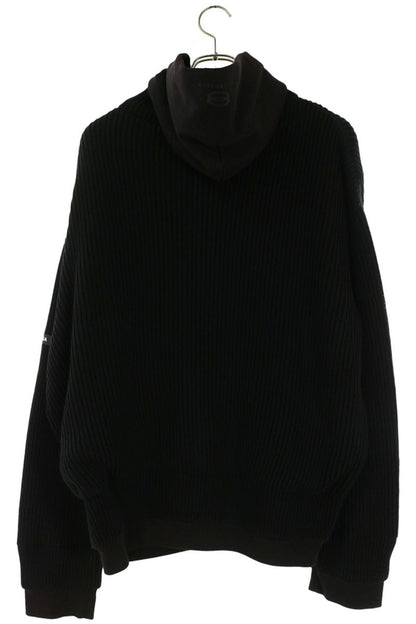 BALENCIAGA Layered Zip-Up Jacket Black Size 1