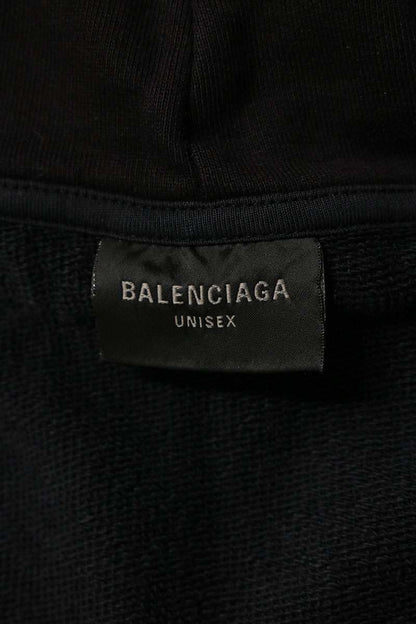 BALENCIAGA Layered Zip-Up Jacket Black Size 1