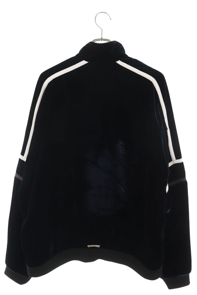 Chrome Hearts Velvet Tracksuit Jacket Navy Size XL