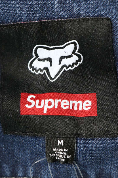 SUPREME 25AW Fox Racing Hooded Work Jacket Indigo Size M
