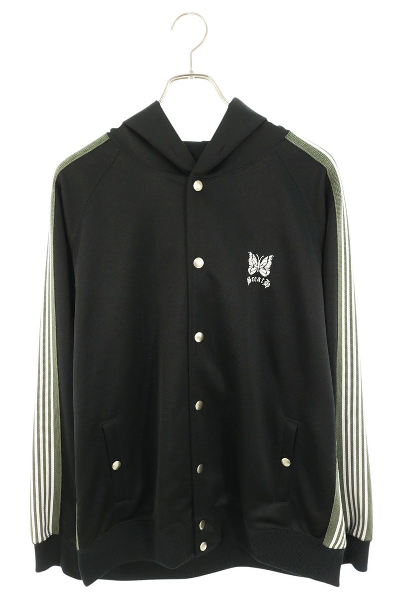 BREATH Needles Side Line Track Hooded Blouson Black Size L
