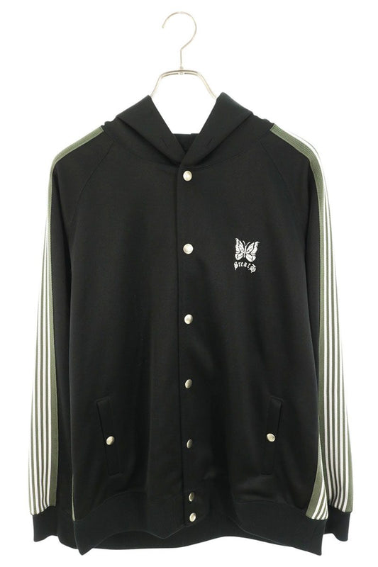 BREATH Needles Side Line Track Hooded Blouson Black Size L