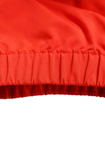 BALENCIAGA BB Logo Double Sleeve Blouson Red Size 46