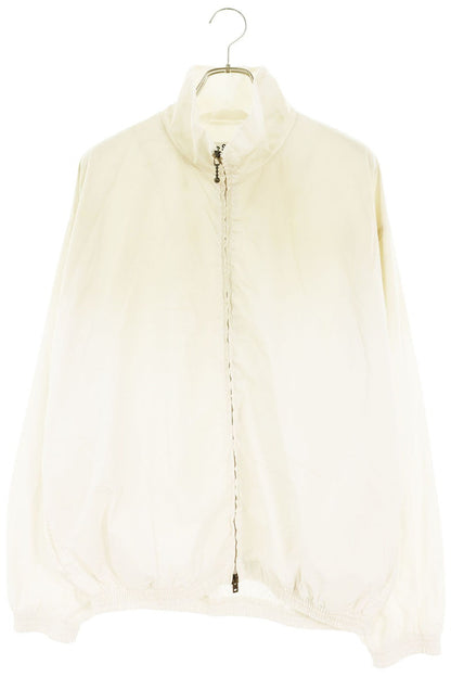 ACNE STUDIOS Distressed Back Logo Zip Blouson White Size 42