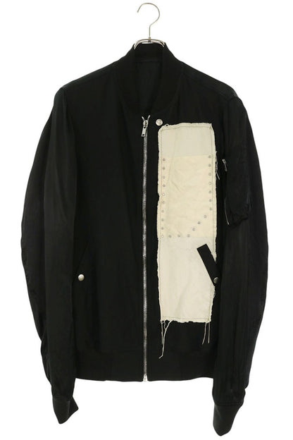 Rick Owens Flight Bomber Jacket Black White Size 50