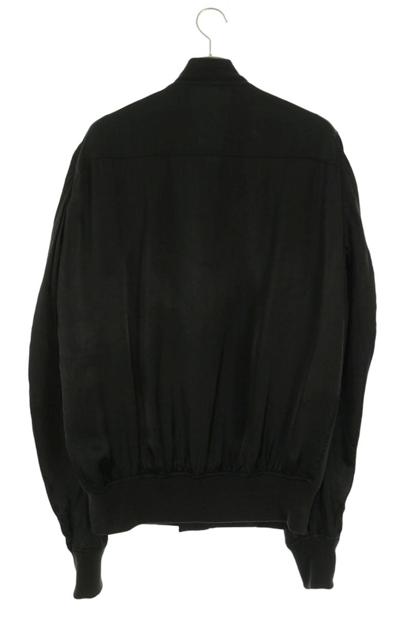 Rick Owens Flight Bomber Jacket Black White Size 50