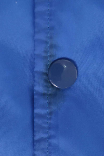 SAINT MICHAEL 22AW Hooded Nylon Coach Jacket Blue Size L