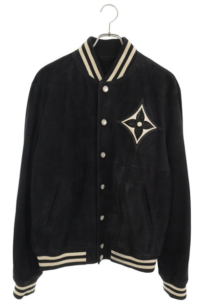 LOUISVUITTON 24AW Embellished Drumskin Jacket Black Size 46