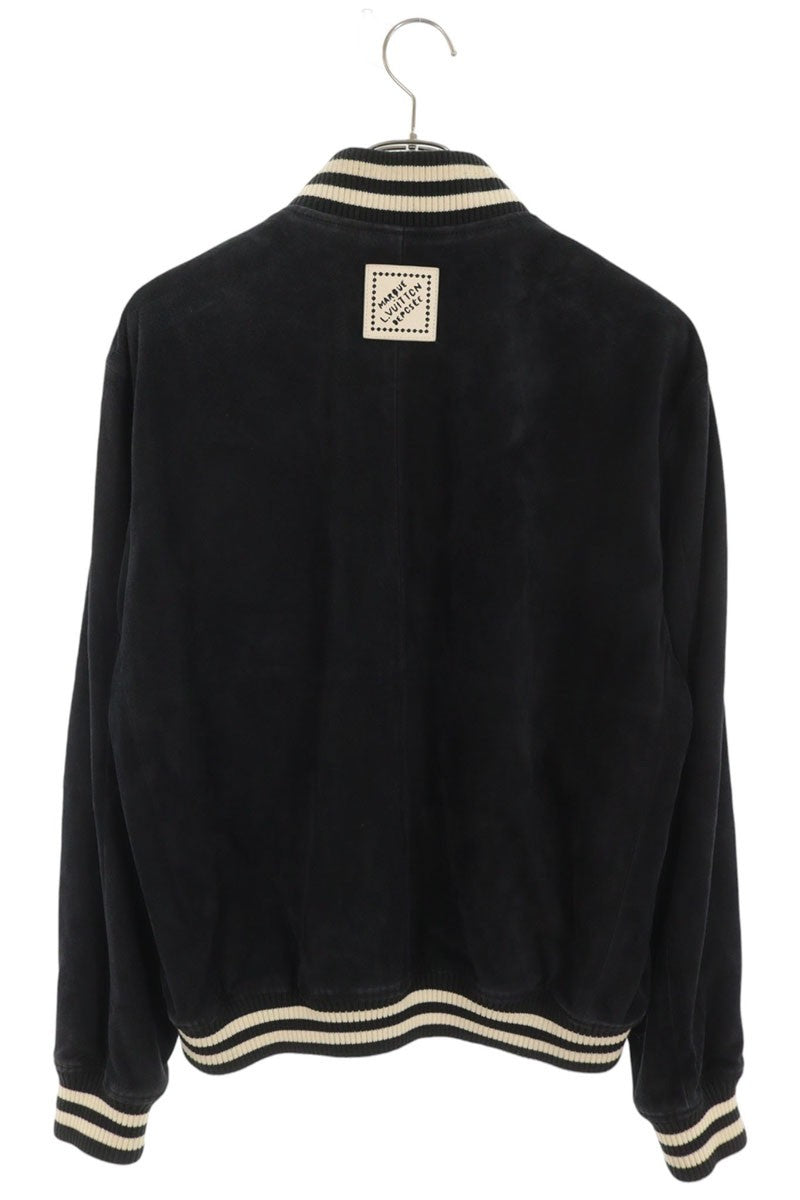 LOUISVUITTON 24AW Embellished Drumskin Jacket Black Size 46
