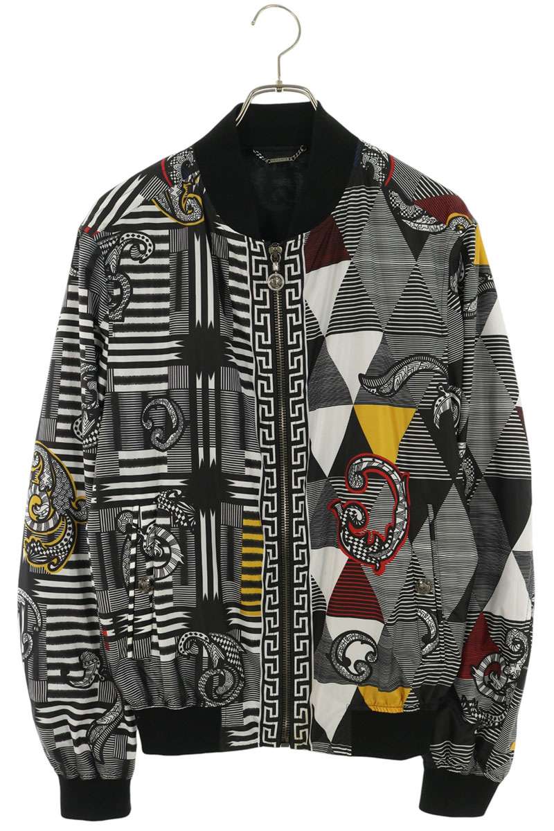 VERSACE All-Over Print Zip-Up Jacket Multi Size 46