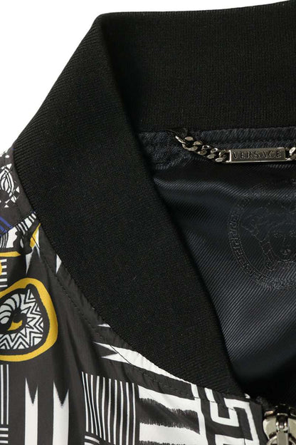 VERSACE All-Over Print Zip-Up Jacket Multi Size 46