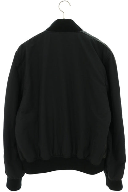 LOUISVUITTON 25AW Monogram Leather Mix Jacket Black Size 46