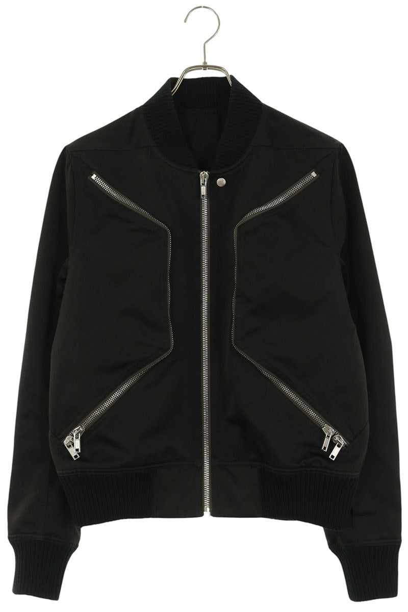 Rick Owens THD Haser Flight Jacket Black Size 48
