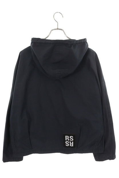 RAF SIMONS Box Balloon Jacket Navy Size 48