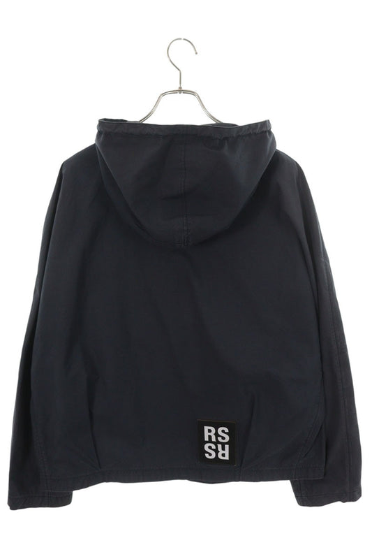 RAF SIMONS Box Balloon Jacket Navy Size 48