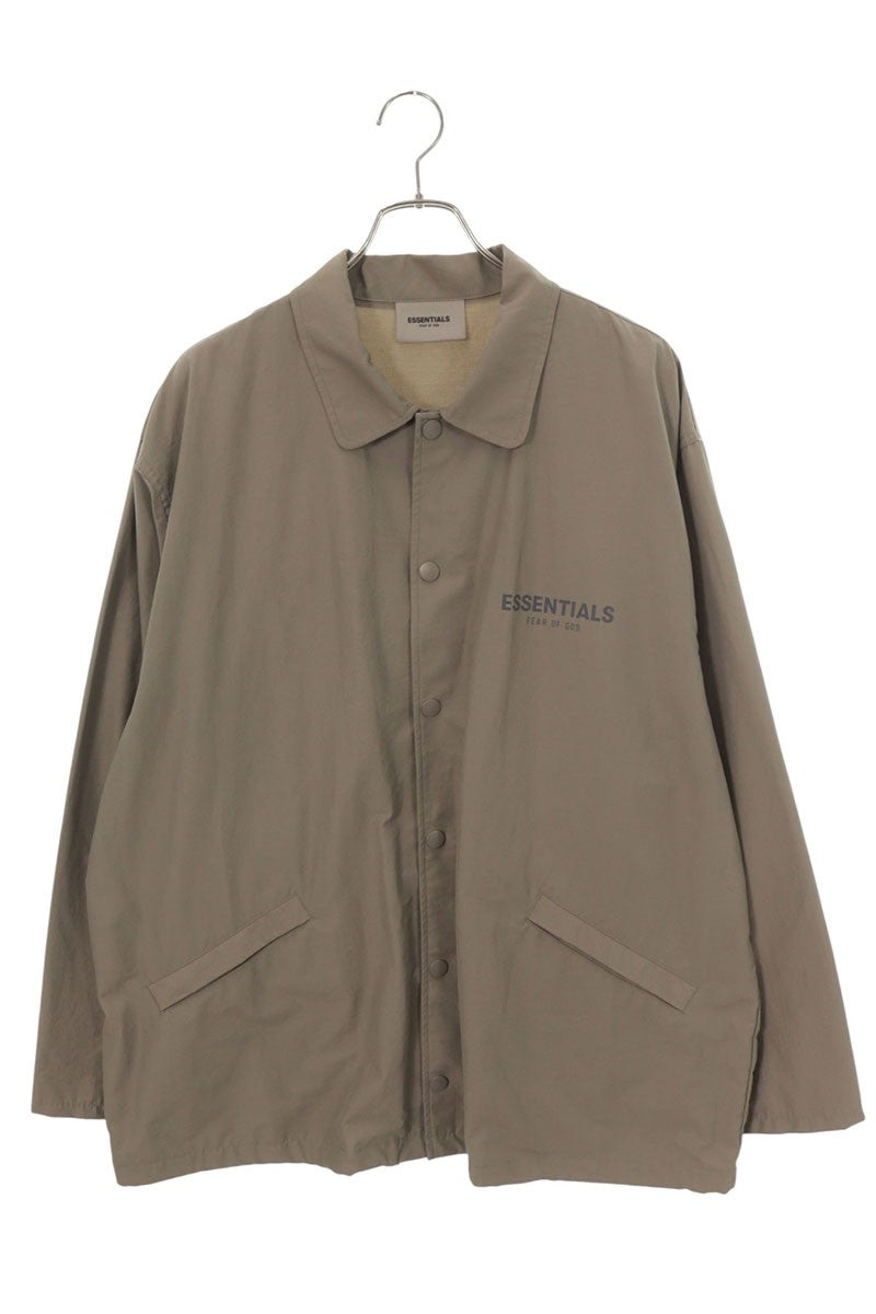 FEAR OF GOD Logo Print Jacket Khaki Size M