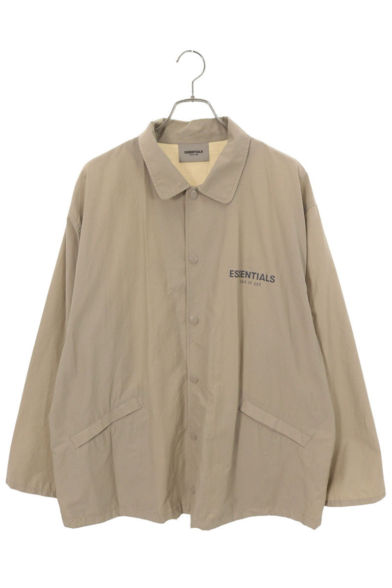 FEAR OF GOD Logo Print Jacket Beige Size M