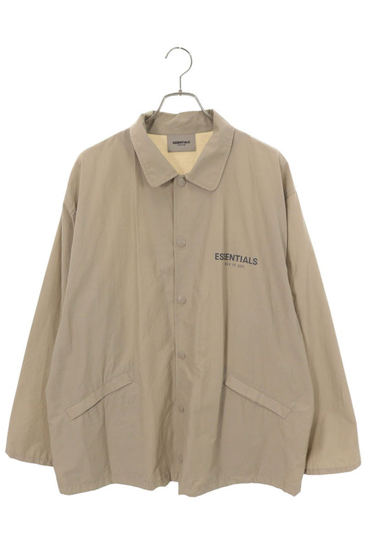 FEAR OF GOD Logo Print Jacket Beige Size M