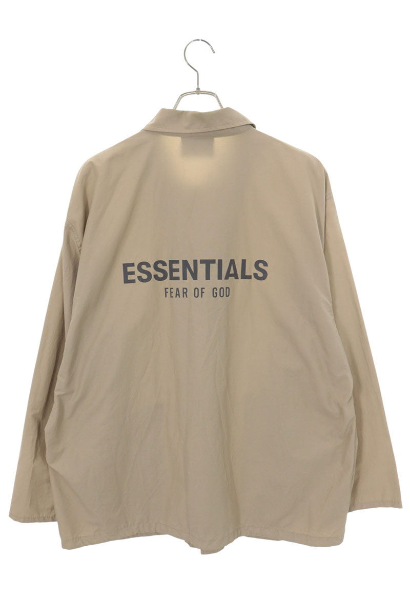 FEAR OF GOD Logo Print Jacket Beige Size M