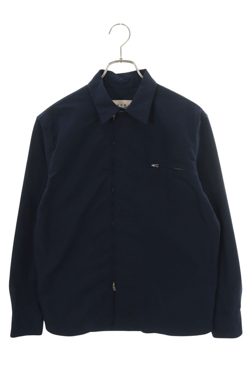MARNI Zip-Up Jacket Blue Size 46