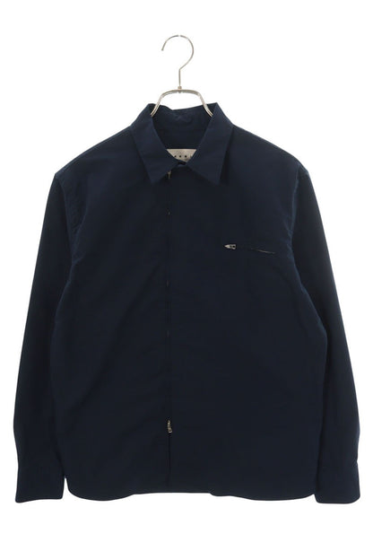 MARNI Zip-Up Jacket Blue Size 46