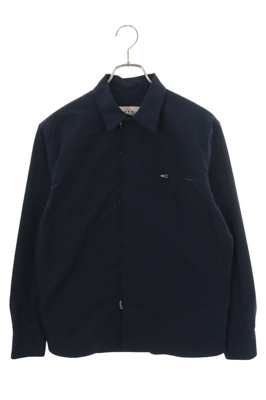 MARNI Zip-Up Jacket Blue Size 46
