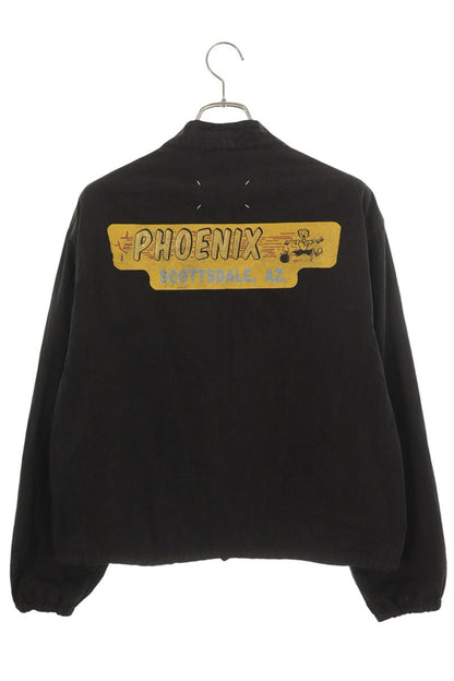 Maison Margiela Back Print Track Jacket Black Size 46