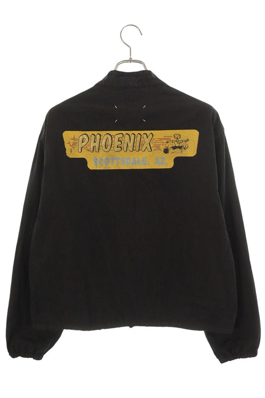 Maison Margiela Back Print Track Jacket Black Size 46