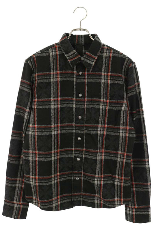Chrome Hearts WORK DOG Check Cashmere Jacket Size S