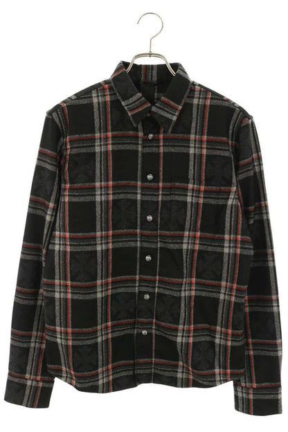 Chrome Hearts WORK DOG Check Cashmere Jacket Size S
