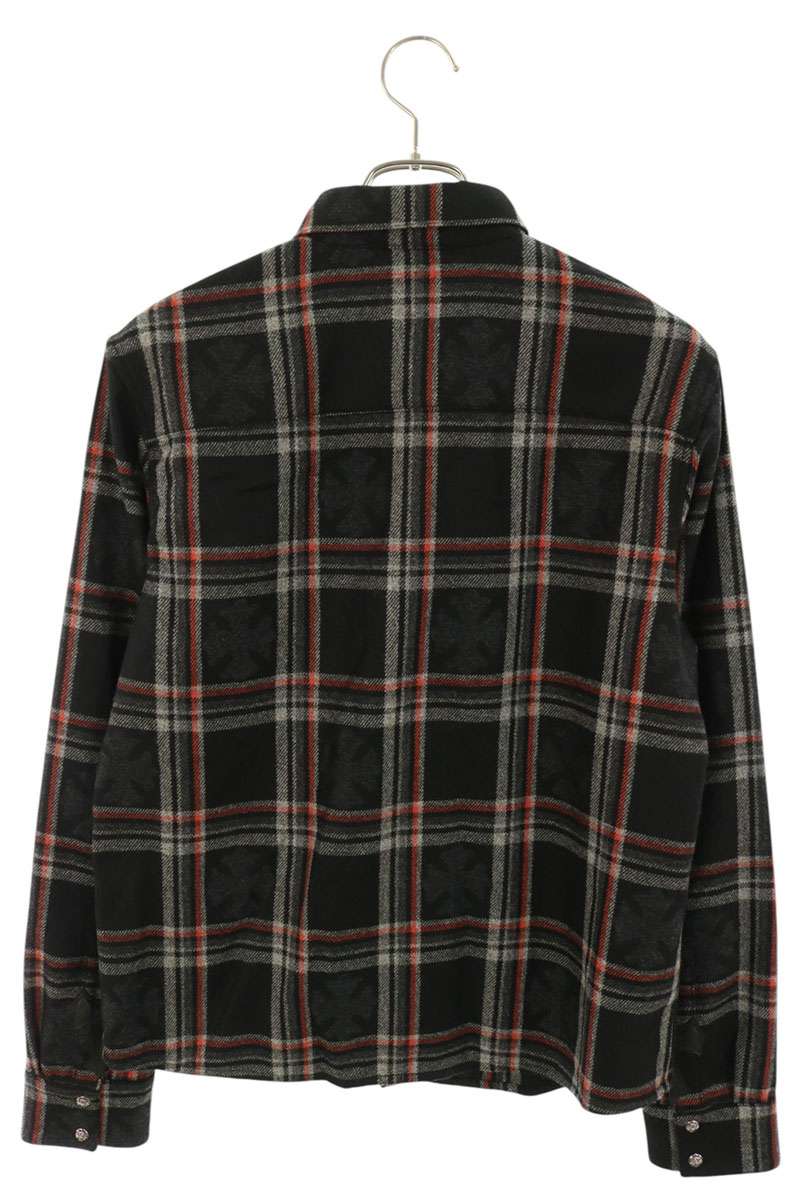 Chrome Hearts WORK DOG Check Cashmere Jacket Size S