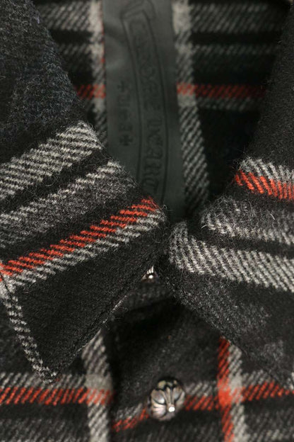 Chrome Hearts WORK DOG Check Cashmere Jacket Size S