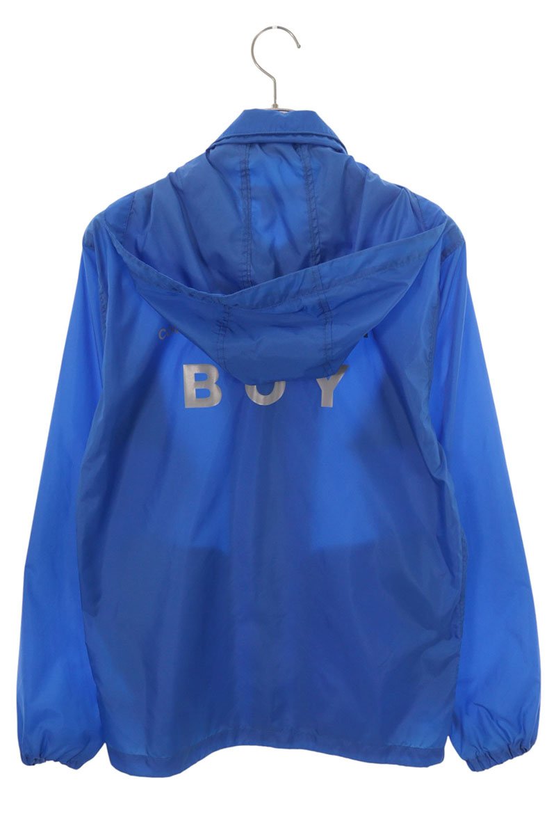 COMME des GARCONS SHIRT Back Print Coach Jacket Blue Size M