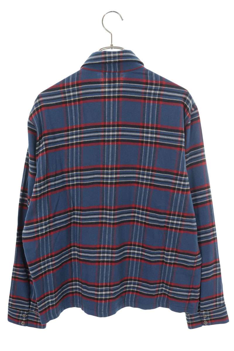 Chrome Hearts Work Dog Flannel Check Shirt Jacket Size M