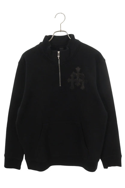 Chrome Hearts Cross Patch Half Zip Sweat Jacket Size M