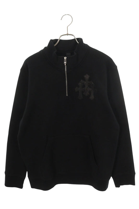 Chrome Hearts Cross Patch Half Zip Sweat Jacket Size M