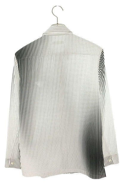 PRADA 21SS Multi-Stripe Zip Shirt Jacket Black/White Size XS