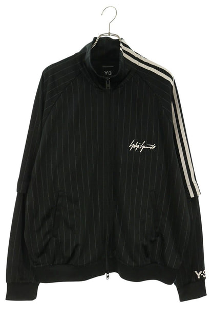 Y-3 Stripe Arm Snap Button Jacket Black Size L