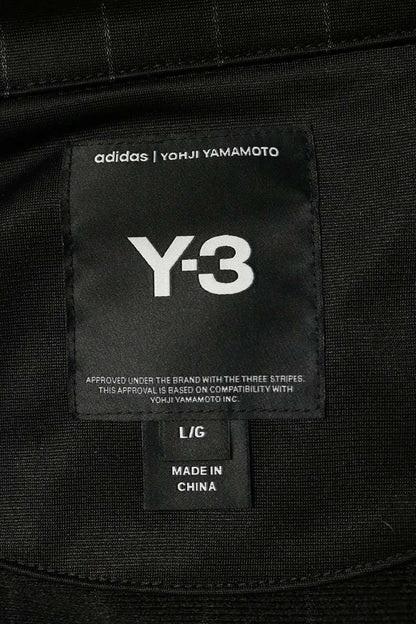 Y-3 Stripe Arm Snap Button Jacket Black Size L