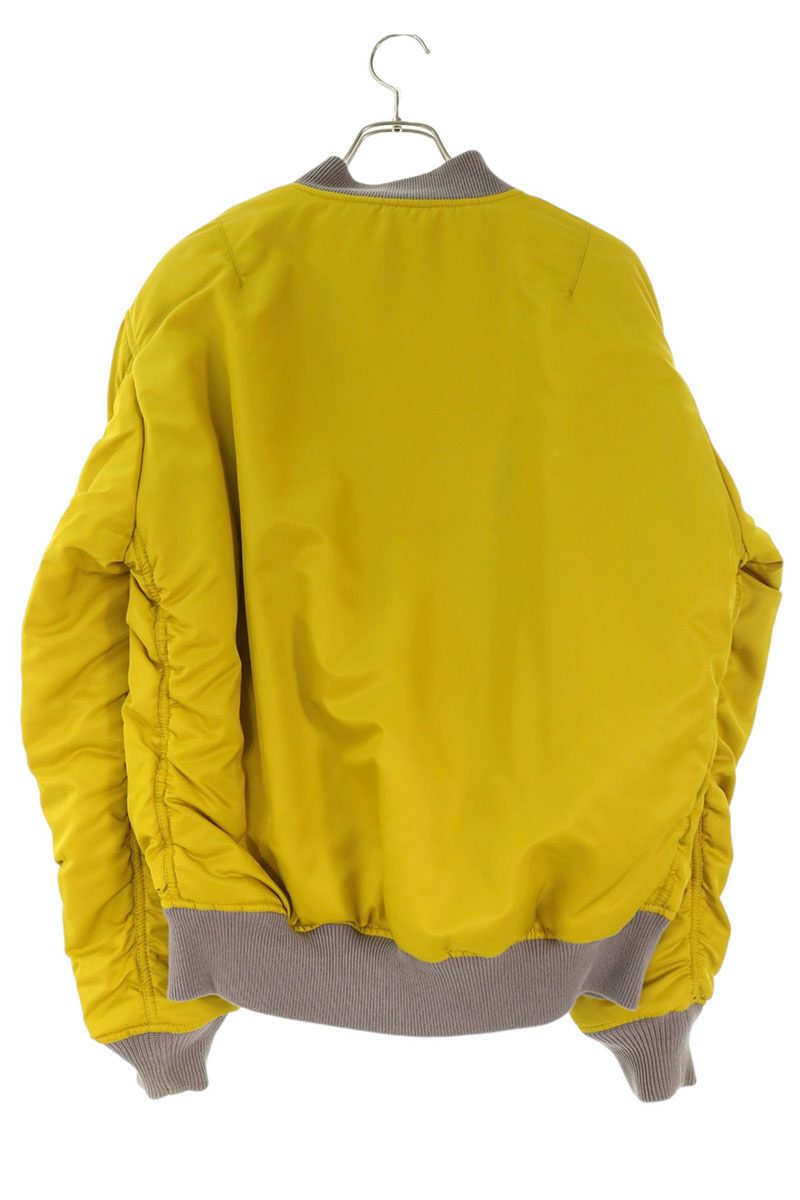 DIESEL Reversible Nylon Bomber Jacket Olive Size XL
