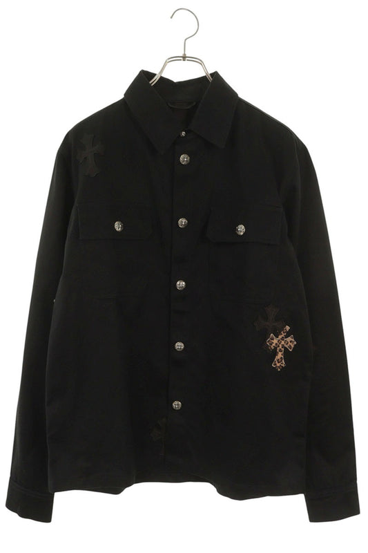 Chrome Hearts Work Dog Cross Patch Jacket Black Size M