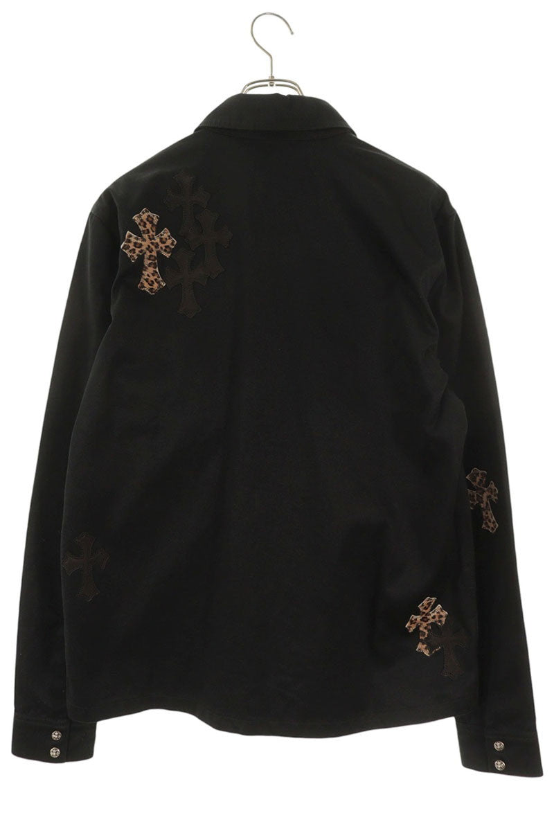 Chrome Hearts Work Dog Cross Patch Jacket Black Size M