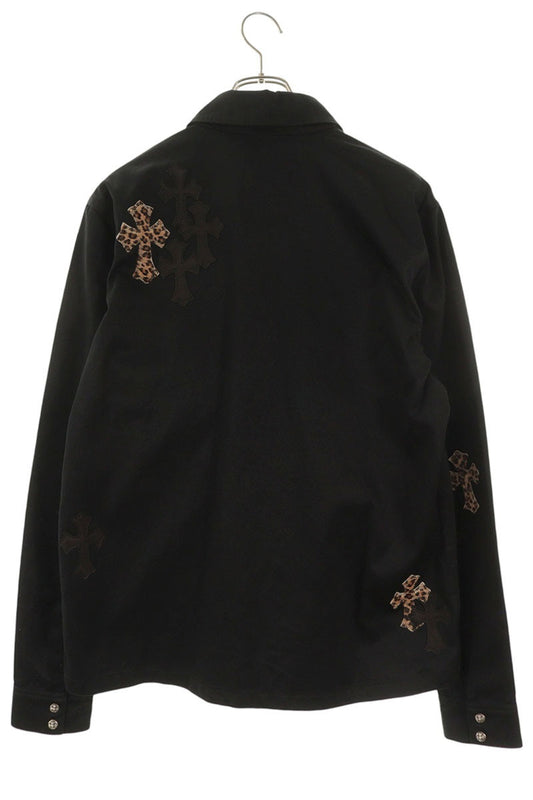 Chrome Hearts Work Dog Cross Patch Jacket Black Size M