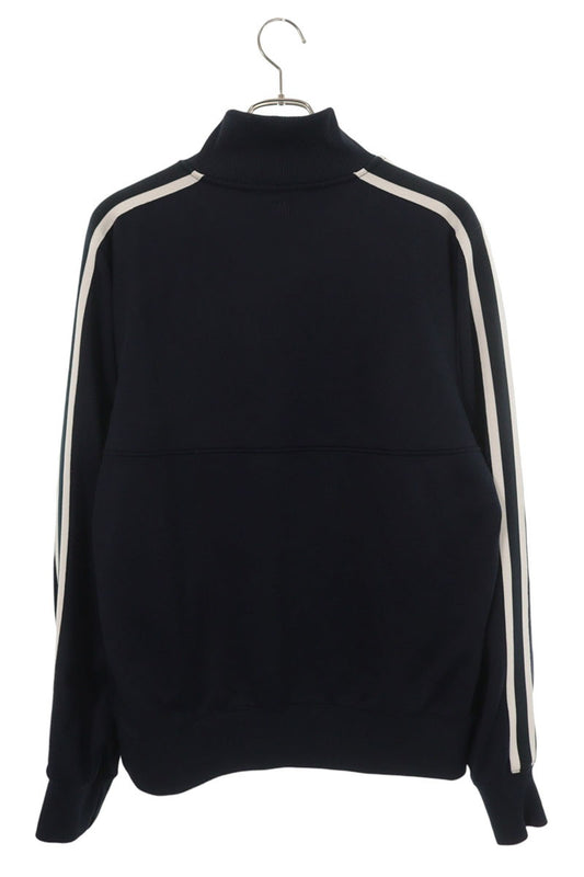 AMI Half Zip Side Stripe Jacket Navy Size XL