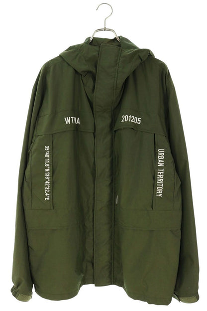 WTAPS 21SS Green Nylon Mountain Jacket Size XL