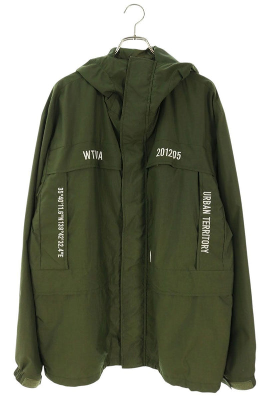 WTAPS 21SS Green Nylon Mountain Jacket Size XL